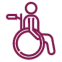 Wheelchair-enabled spaces for mobility in Chennai.