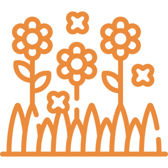 Aroma garden amenity icon at Primus Darpan community areas.