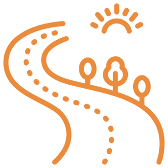 Driveway amenity icon at Primus Darpan community entrance area.