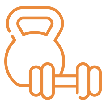 Gym amenity icon at Primus Darpan community.