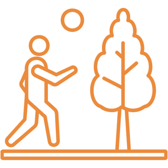 Pedestrian pathway amenity icon at Primus Darpan.