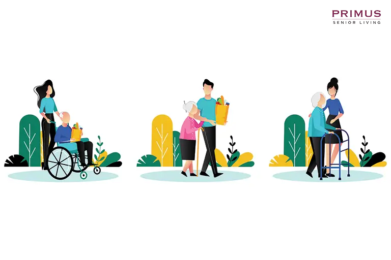 Primus Senior Living tasks that are simple for us but are challenging for seniors how can we bridge this gap blog page banner
