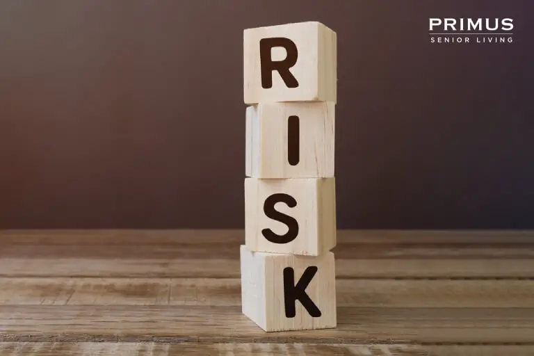 Primus senior living health risks blog banner image